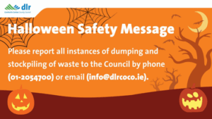 Halloween message for Clubs via DLRCC